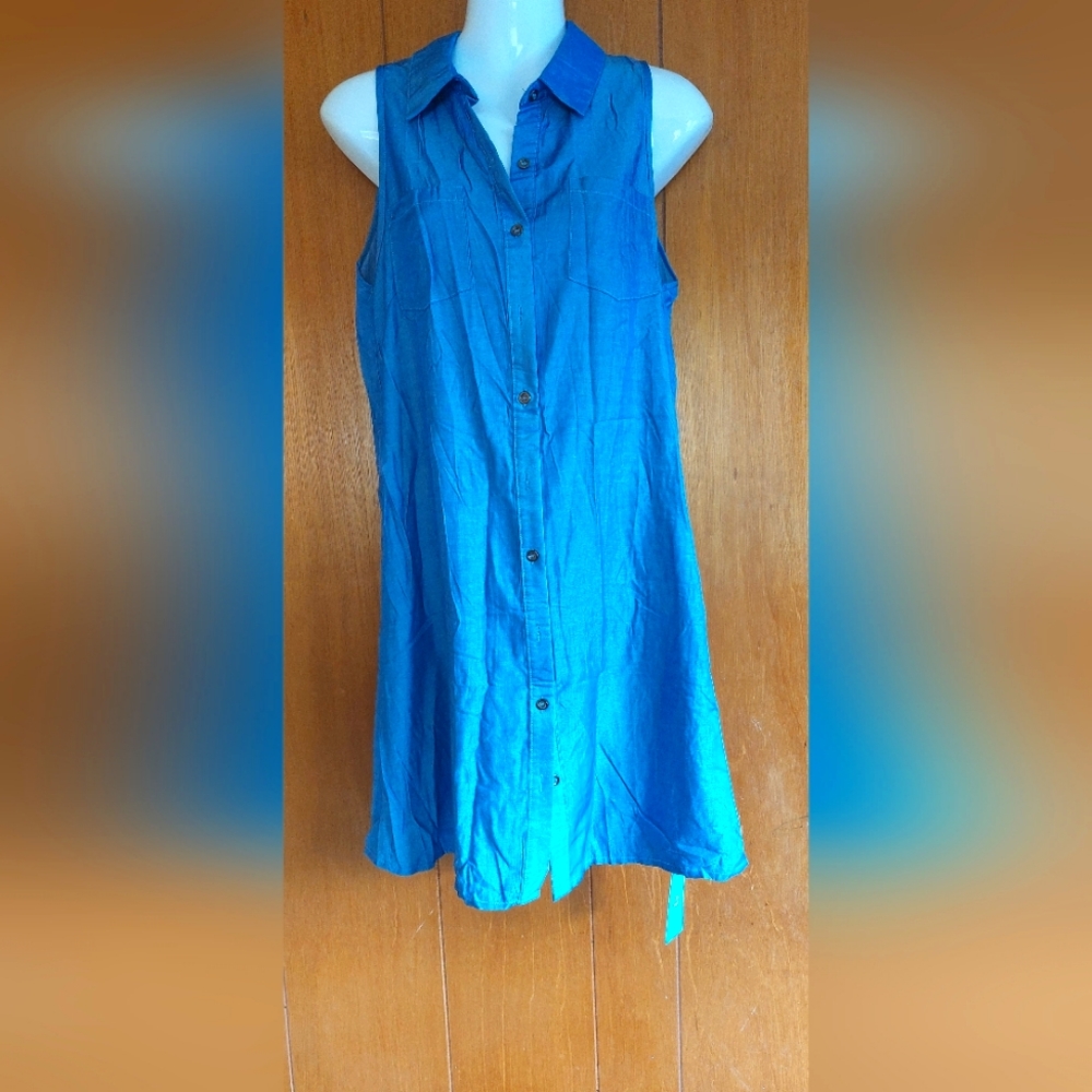 CUPSHE Chambray Mini Dress for Women